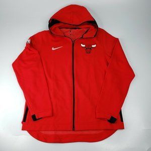 Nike Chicago Bulls NBA Warmup Showtime Hoodie Large Men's